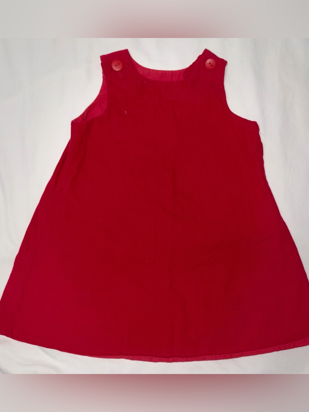 Mulberry Street classic red corduroy jumper sz 2 Boutique Holiday EUC